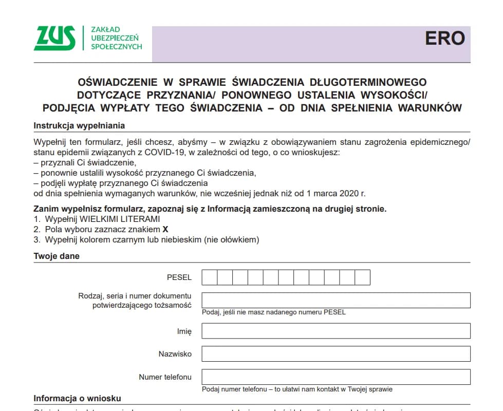 Wniosek o Podjęcie Wypłaty Emerytury - Wzór i Druk, Jak Prawidłowo Wypełnić?