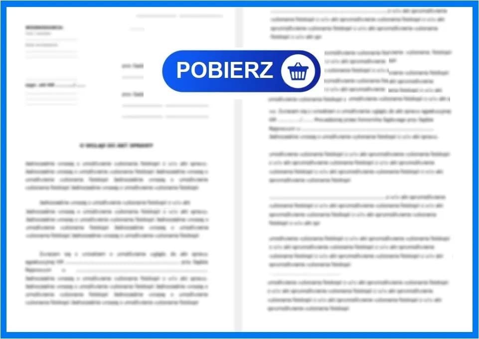 Wzór podania o staż w urzędzie miasta