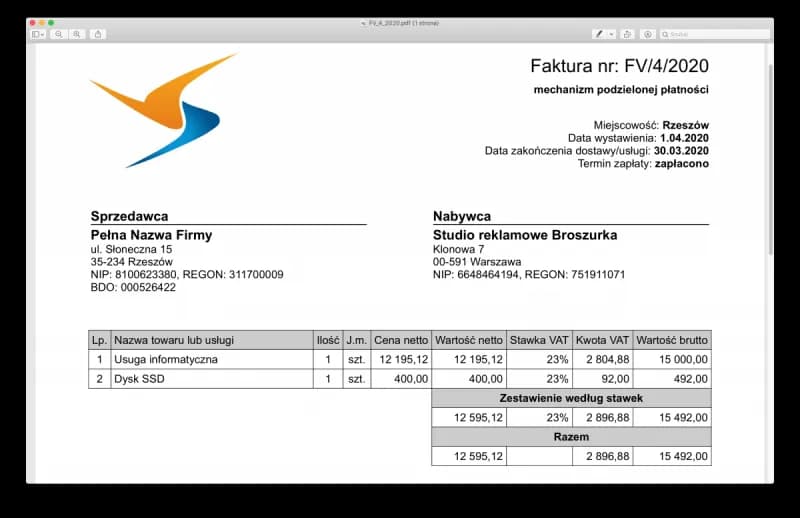 Split payment a faktury ponieżej 15 tys. zł? To zasady stosowania